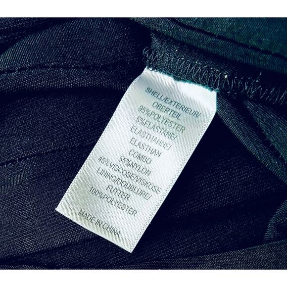 Adrianna Papell Black Size 6 Sleeveless Sheath Dress Lace - Picture 4 of 5